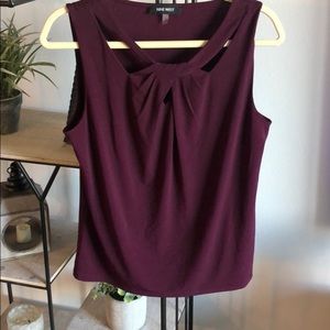 Plum dressy tank